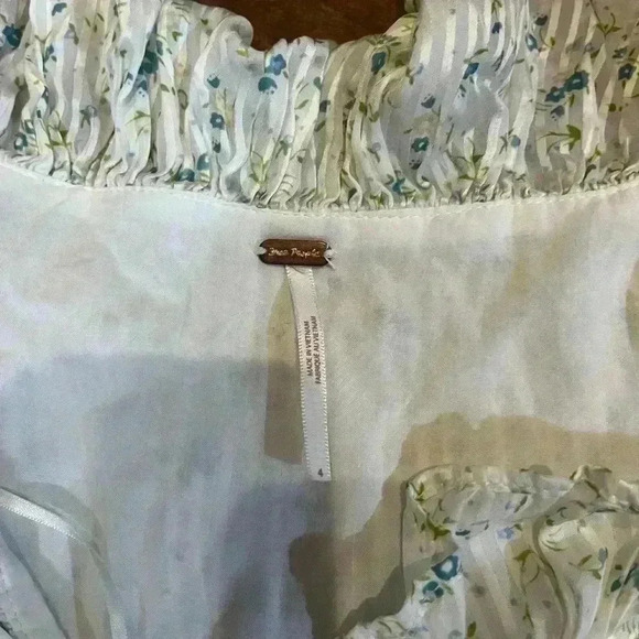 Free People Women's Sweetest Thing Mini Dress, Ivory Combo, Off White, size 4 - Picture 5 of 6